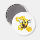 Bijen en honingraat magneet (Voorkant / Achterkant)