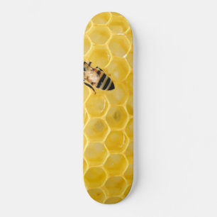 bijen en honingraat persoonlijk skateboard