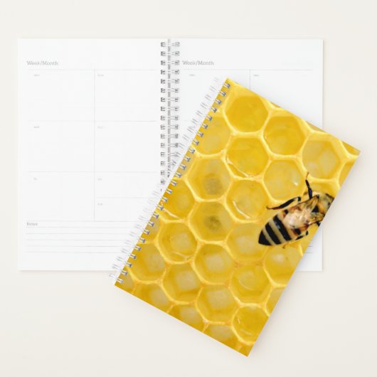 bijen en honingraat planner (Display)