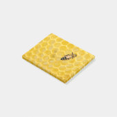 bijen en honingraat post-it® notes (Schuin)