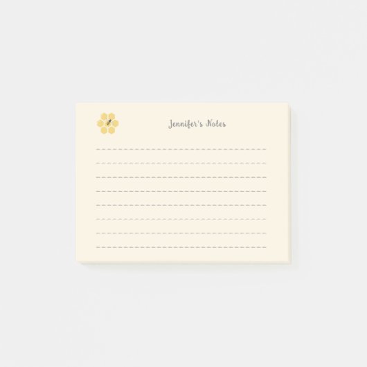 Bijen en Honingraat Post-it® Notes (Voorkant)