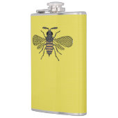 BIJEN en Honingraat - Red de Bijen Heupfles (Links)