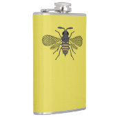 BIJEN en Honingraat - Red de Bijen Heupfles (Rechts)