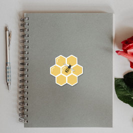 Bijen en honingraat Sticker