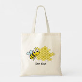 Bijen en Honingraat Tote Bag (Achterkant)