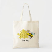 Bijen en Honingraat Tote Bag (Voorkant)