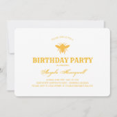 Bijen en honingraat verjaardagsfeest 2 kaart (Voorkant)