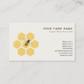 Bijen- en honingraat-Visitekaartje Visitekaartje (Voorkant)