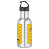 Bijen en honingraat waterfles (Achterkant)