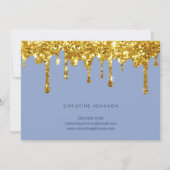 Bijen en hortensia bloemen kaart (Achterkant)