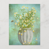 Bijen en kamille briefkaart (Voorkant)