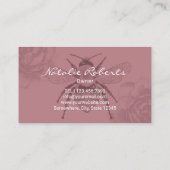 bijen- en kleinfruitenimker voor Roos Visitekaartje (Achterkant)