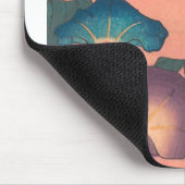 Bijen en langwerpige Japanse Aziatische kunst Muismat (Hoek)