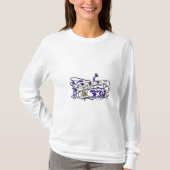 Bijen en lavender t-shirt (Voorkant)