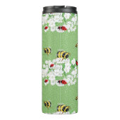 BIJEN en Lieveheersbeestjes - Kunst van LeahG Red Thermosbeker (Achterkant)