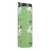 BIJEN en Lieveheersbeestjes - Kunst van LeahG Red Thermosbeker (Geroteerd rechts)
