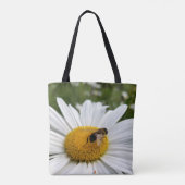 bijen en madeliefje tote bag (Achterkant)