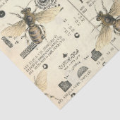 Bijen en ontkoppeling van de  catalogus tissuepapier (Detail)