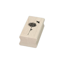 Bijen en Paardebloem Rubber Stamp Rubberstempel