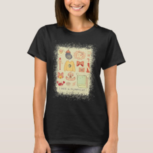 Bijen en pupycat krab Poo Monster roze Paars T-shirt