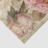 bijen en roze rozen ontkoppeling tissuepapier (Detail)