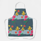 Bijen en Rozen bloementuin Schort (Voorkant)