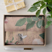 Bijen en Rozen Ephemera Tissuepapier (Geschenk)