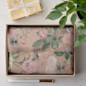 Bijen en Rozen Ephemera Tissuepapier (Geschenk)