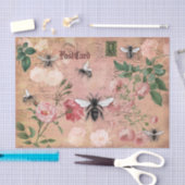 Bijen en Rozen Ephemera Tissuepapier (Craft)