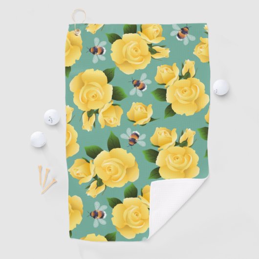 Bijen en Rozen Golfhanddoek (Insitu)