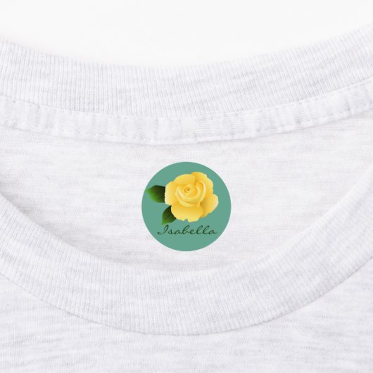 Bijen en Rozen kleding Labels (Aangebracht)