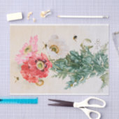  bijen en rozen ontkoppelen florale bijenpony tissuepapier (Craft)