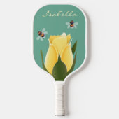 Bijen en Rozen Pickleball Paddle (Voorkant)
