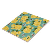 Bijen en Rozen Tegeltje (Zijkant)