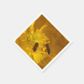 Bijen en servetten voor bloemenpapier (Hoek)