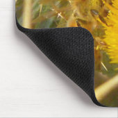 Bijen en Star Thistle (Centaurea solstitialis) Muismat (Hoek)