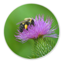 Bijen en Thistle Ceramic Knob Keramische Knop