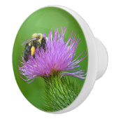 Bijen en Thistle Ceramic Knob Keramische Knop (Rechts)