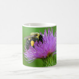 Bijen en Thistle Mok