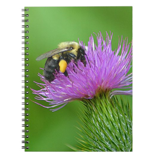 Bijen en Thistle Notitieboek (Voorkant)
