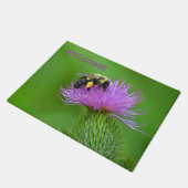 Bijen en Thistle Welkom Doormat Deurmat (Schuin)