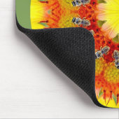 Bijen en ventilatoren muismat (Hoek)