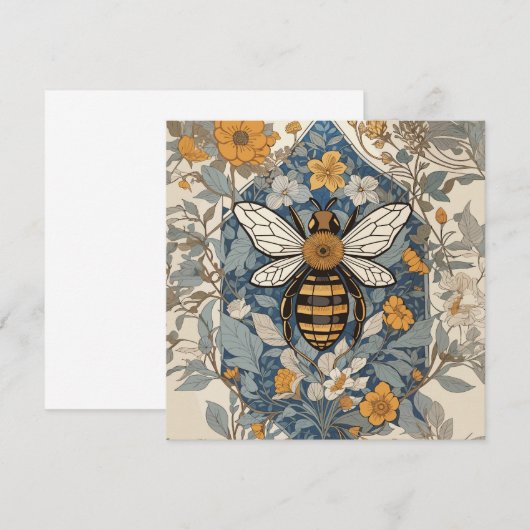  bijen en wilde bloemen (Voorkant / Achterkant)