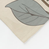  bijen en wilde bloemen fleece deken (Hoek)