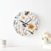 bijen en wilde bloemen, grote klok (Huis)