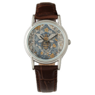 bijen en wilde bloemen horloge