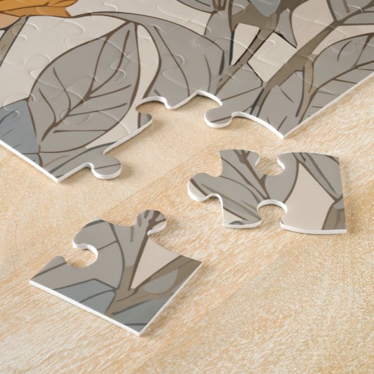 bijen en wilde bloemen legpuzzel (Zijkant)