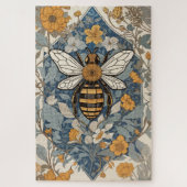 bijen en wilde bloemen legpuzzel (Verticaal)