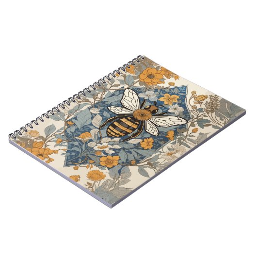  bijen en wilde bloemen notitieboek (Linkerzijde)