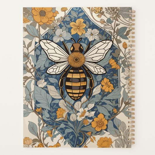  bijen en wilde bloemen planner (Achterkant)